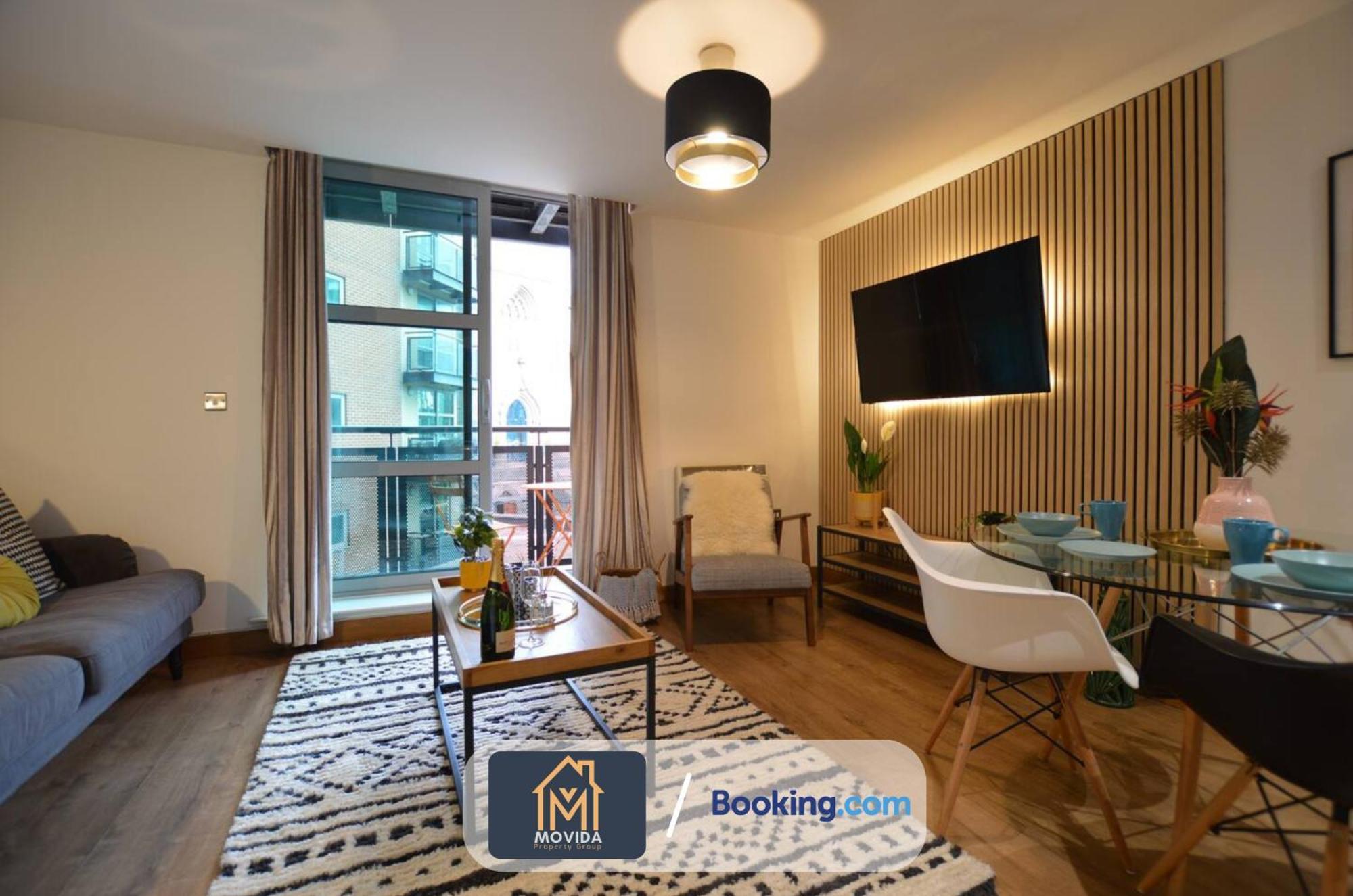 Lgi Stunning 1 Bedroom Apartment By Movida Property Group Short Lets & Serviced Accommodation Leeds  Exterior foto