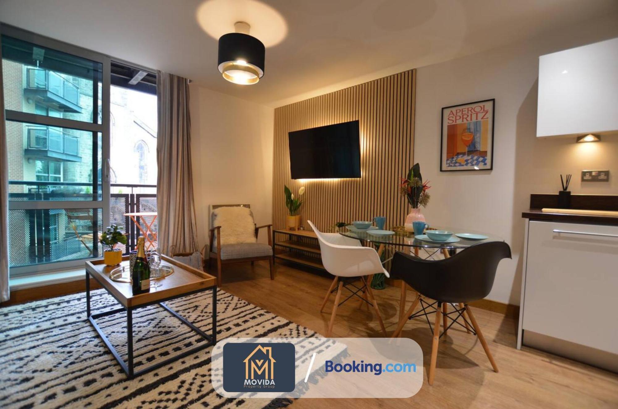 Lgi Stunning 1 Bedroom Apartment By Movida Property Group Short Lets & Serviced Accommodation Leeds  Exterior foto