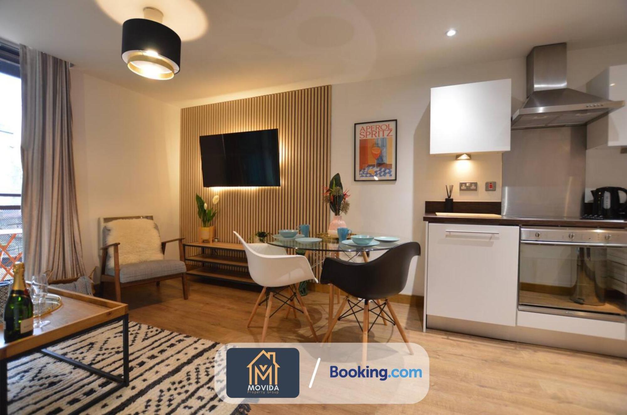 Lgi Stunning 1 Bedroom Apartment By Movida Property Group Short Lets & Serviced Accommodation Leeds  Exterior foto