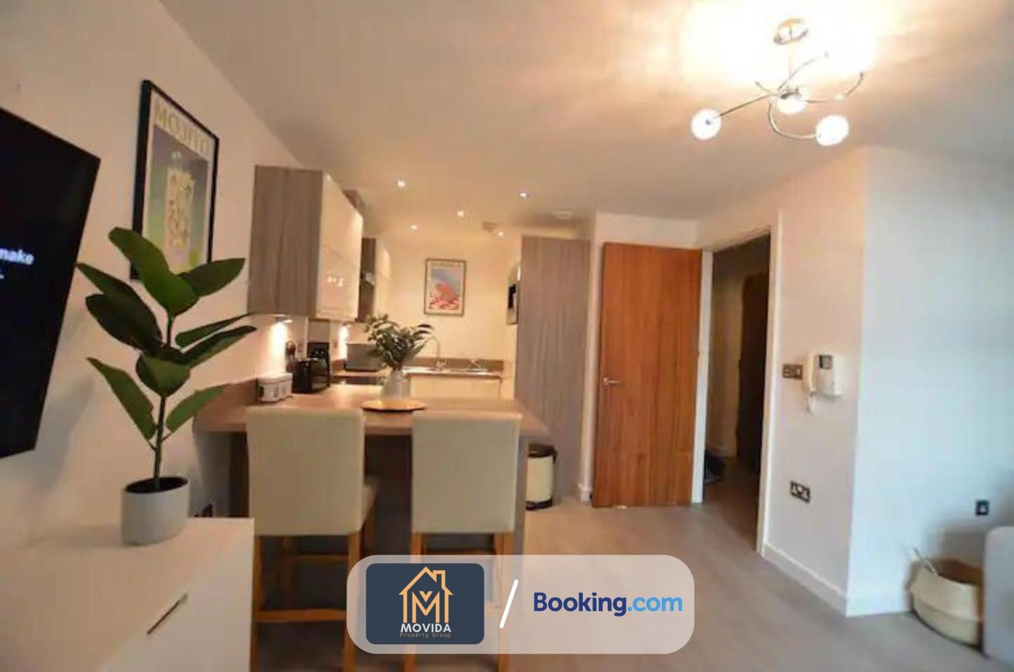 Lgi Stunning 1 Bedroom Apartment By Movida Property Group Short Lets & Serviced Accommodation Leeds  Exterior foto
